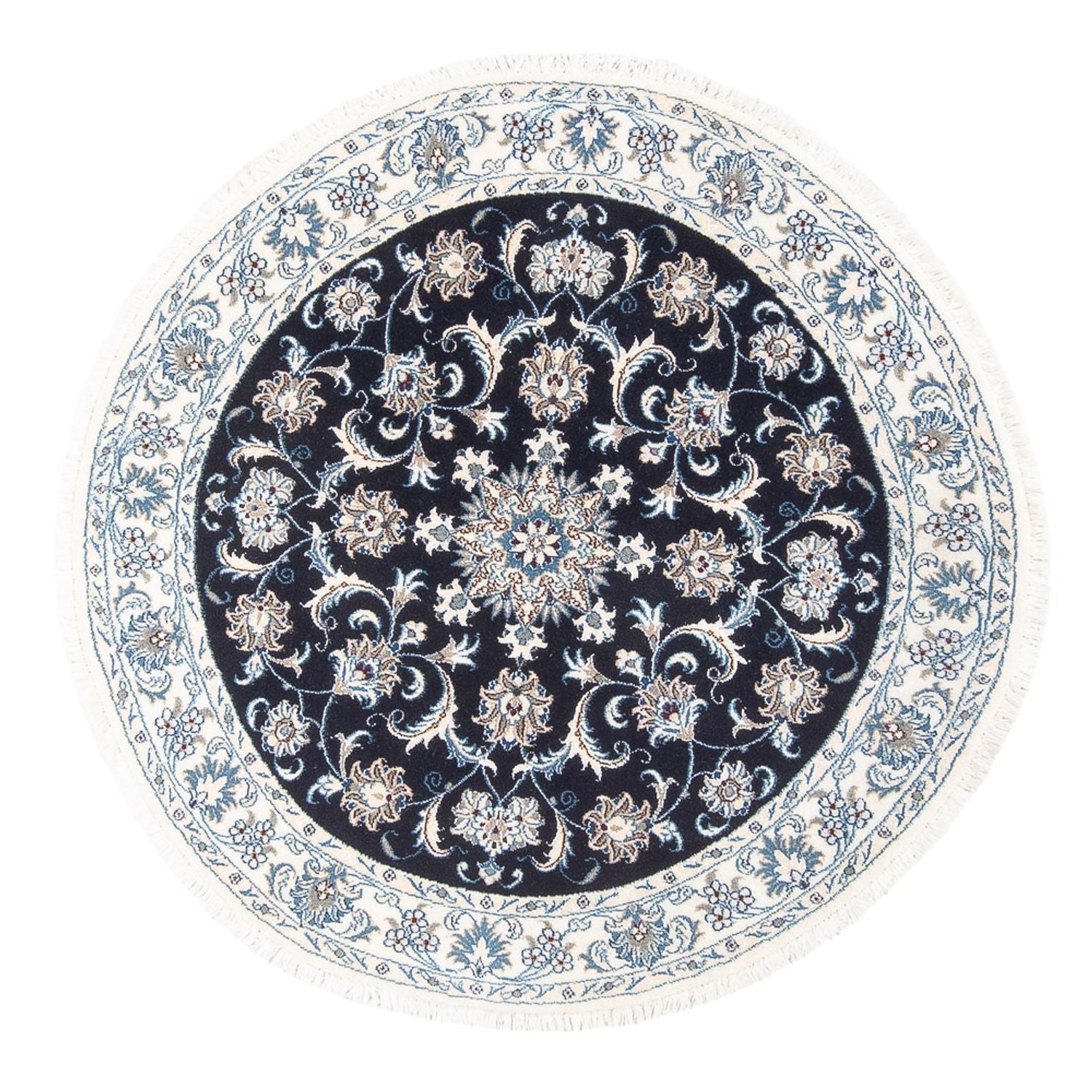 Tappeto Persero - Nain rotondo  - 150 x 150 cm - blu scuro