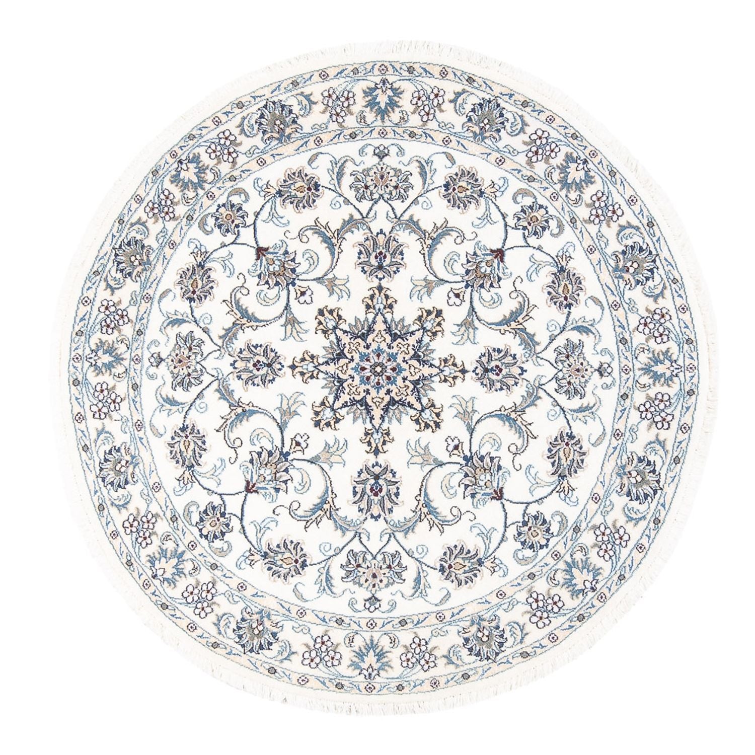 Tappeto Persero - Nain rotondo  - 150 x 150 cm - crema