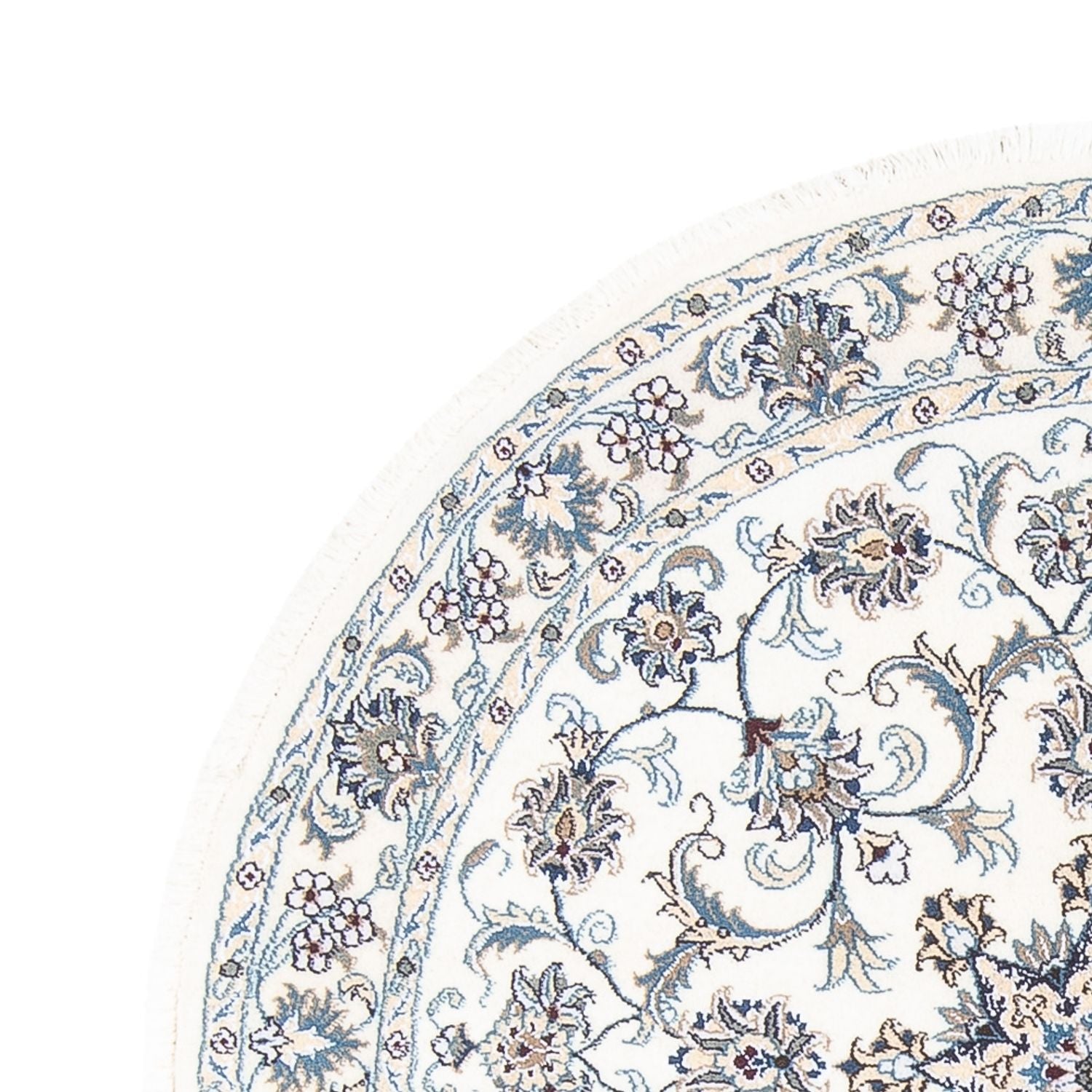 Tappeto Persero - Nain rotondo  - 150 x 150 cm - crema