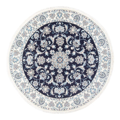 Nain Tappeto 150x150cm - Tappeto persiano - blu scuro