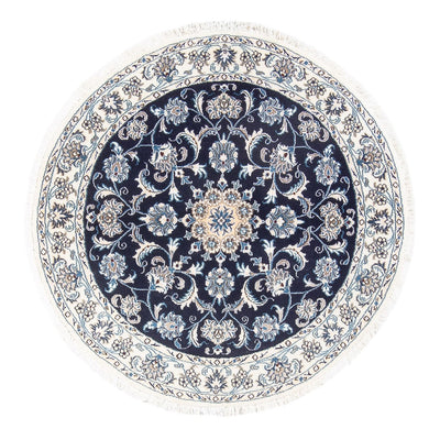 Nain Tappeto 150x150cm - Tappeto persiano - blu scuro