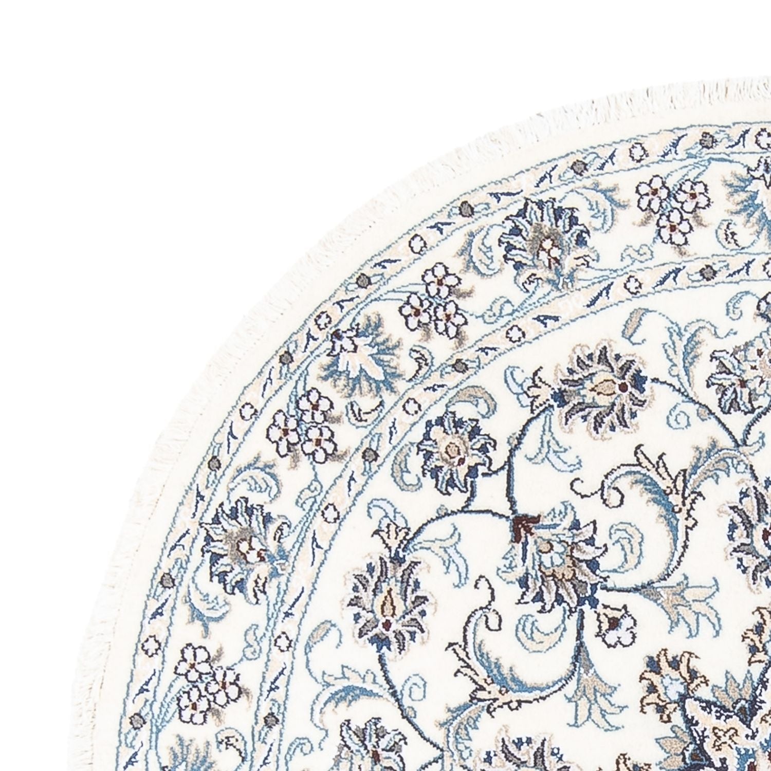 Tappeto Persero - Nain rotondo  - 150 x 150 cm - crema