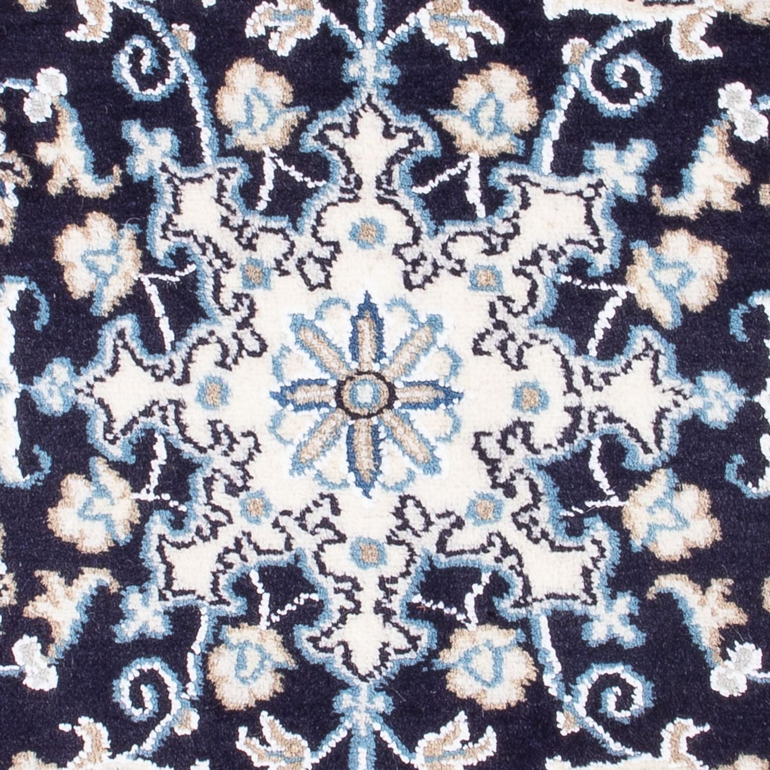 Tappeto Persero - Nain - Reale - 90 x 60 cm - blu scuro