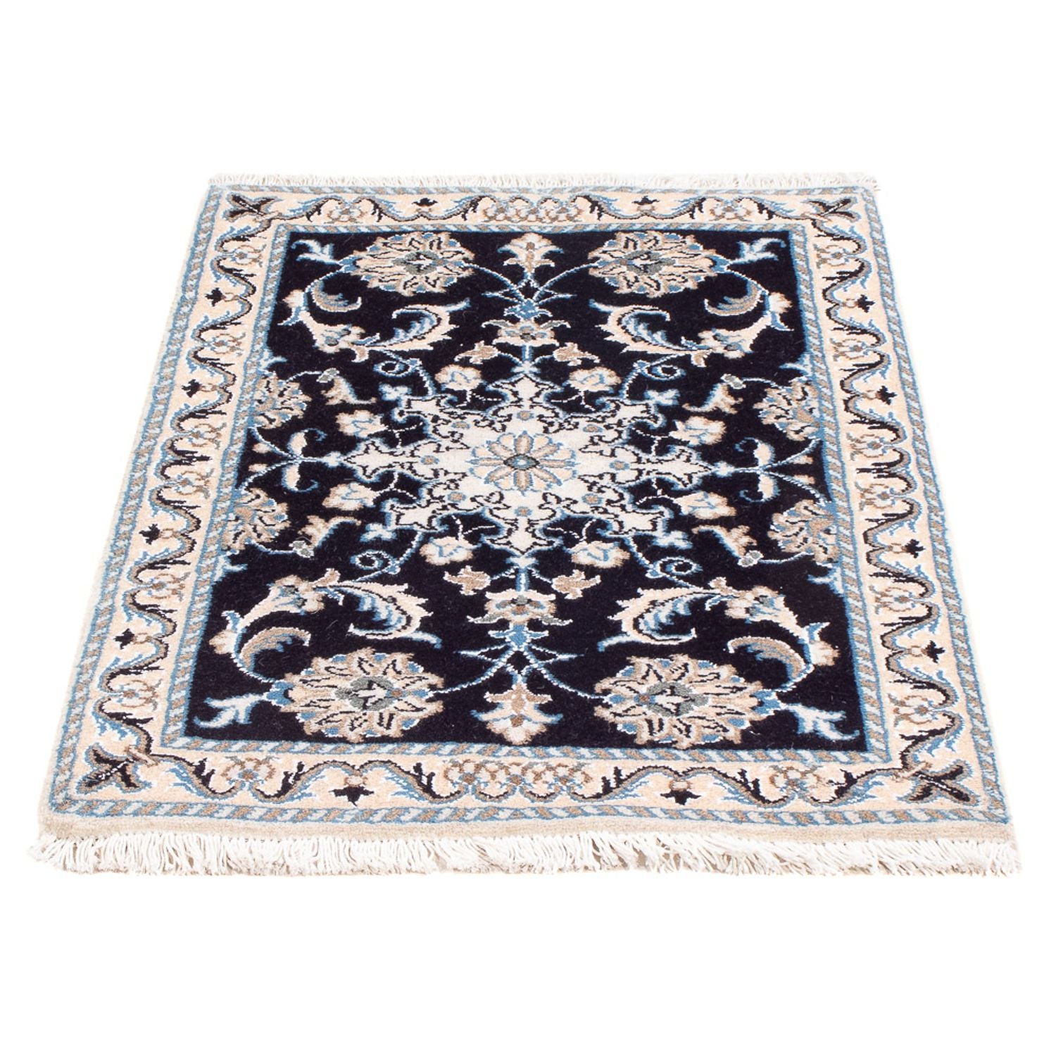 Tappeto Persero - Nain - Reale - 90 x 60 cm - blu scuro
