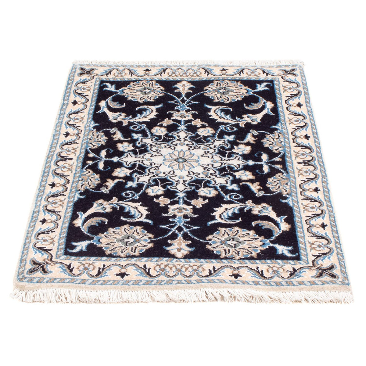 Tappeto Persero - Nain - Reale - 90 x 60 cm - blu scuro