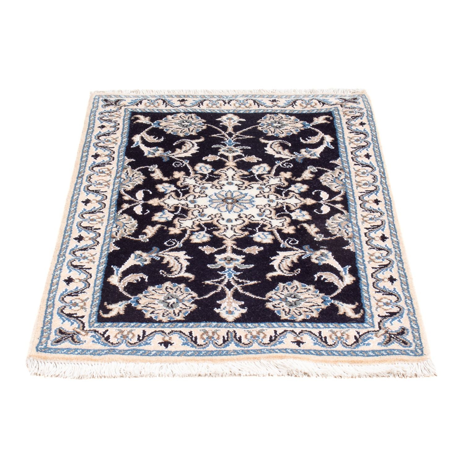 Tappeto Persero - Nain - Reale - 90 x 60 cm - blu scuro