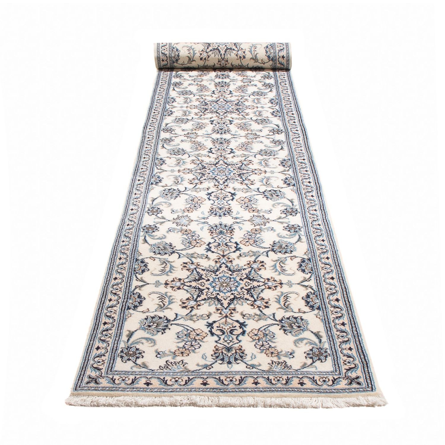 Tappeto corsia Tappeto Persero - Nain - 400 x 80 cm - argento