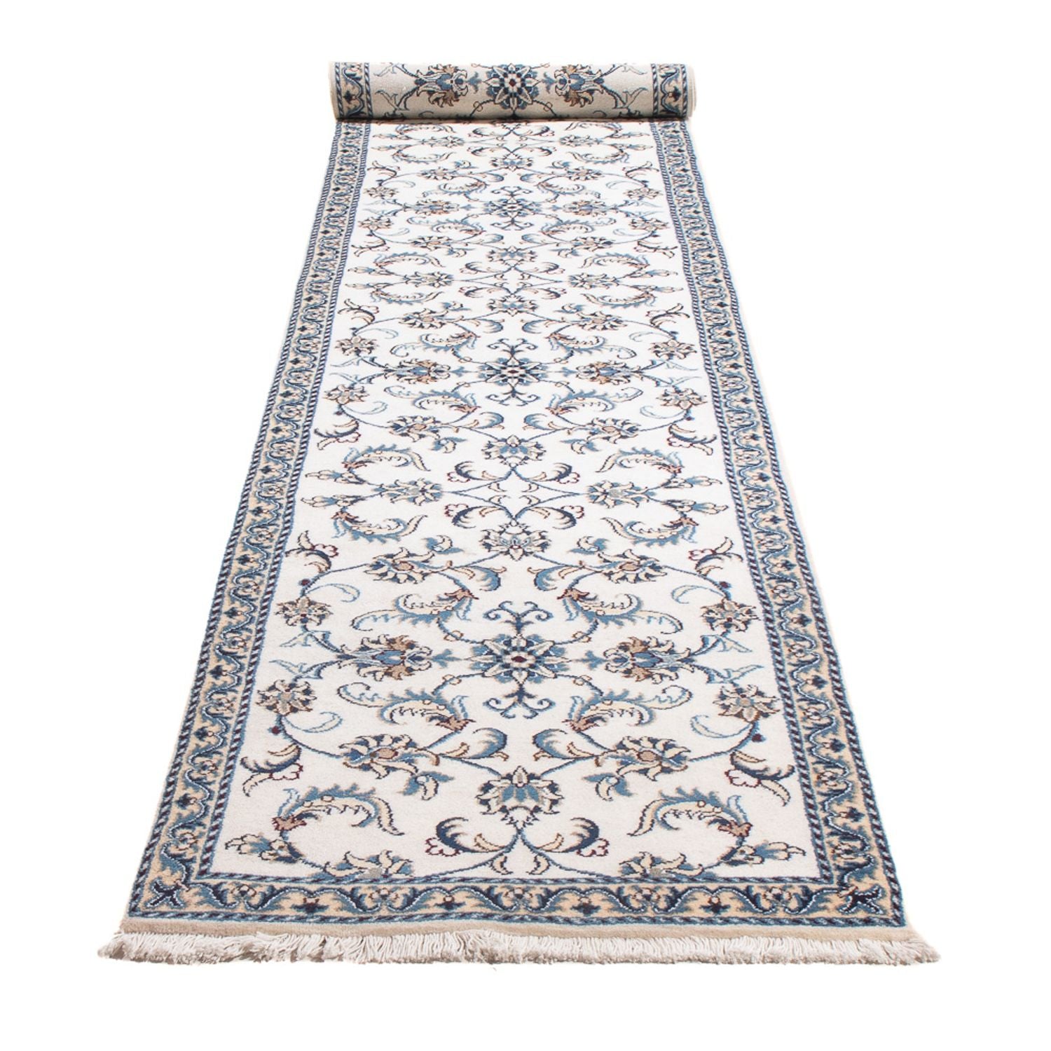 Tappeto corsia Tappeto Persero - Nain - 393 x 77 cm - argento