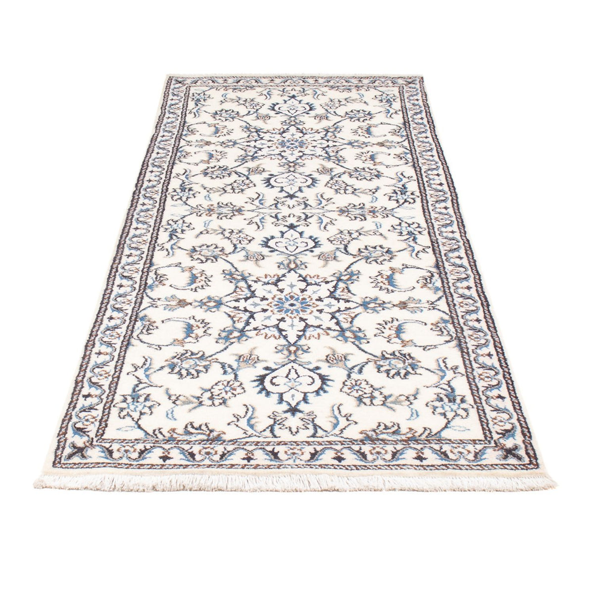 Tappeto corsia Tappeto Persero - Nain - 215 x 77 cm - argento
