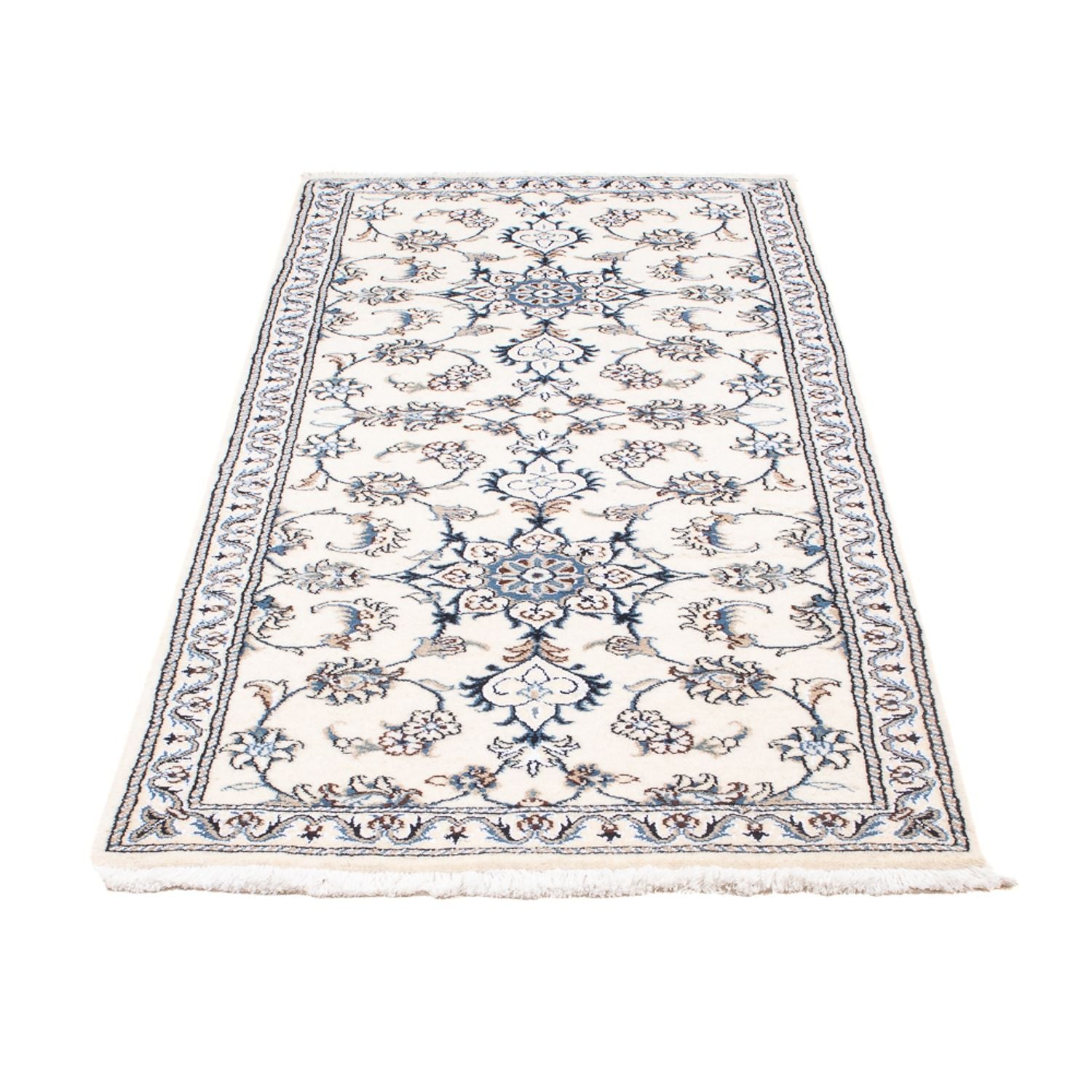 Tappeto corsia Tappeto Persero - Nain - 196 x 77 cm - argento