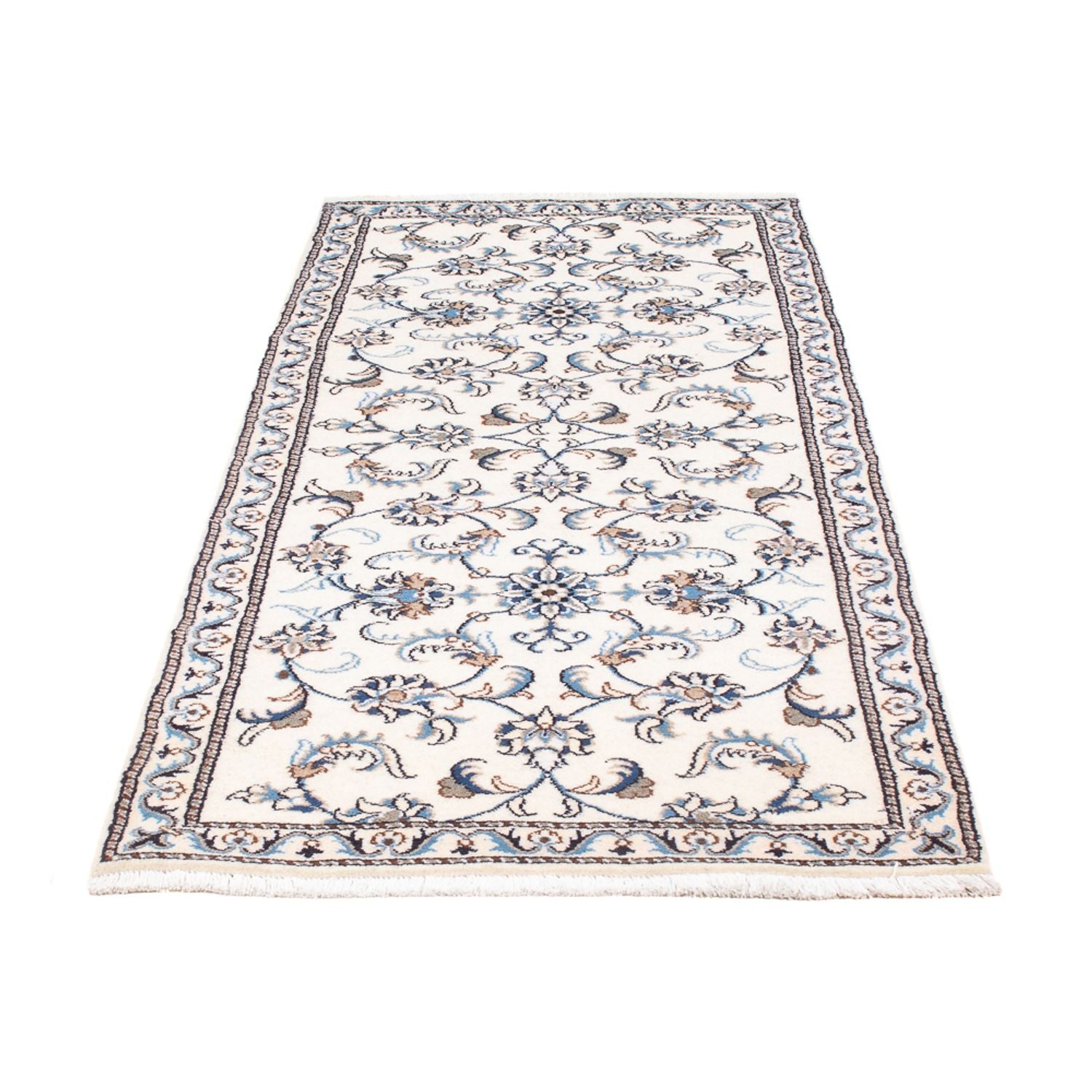 Tappeto corsia Tappeto Persero - Nain - 200 x 80 cm - argento