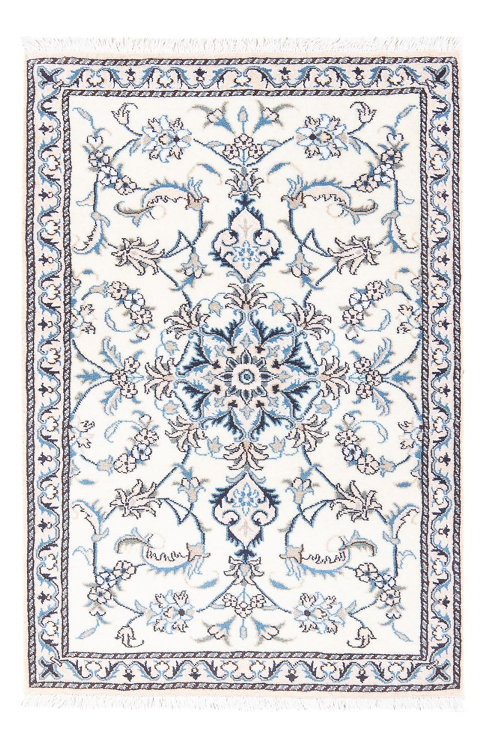 Tappeto Persero - Nain - 140 x 90 cm - argento