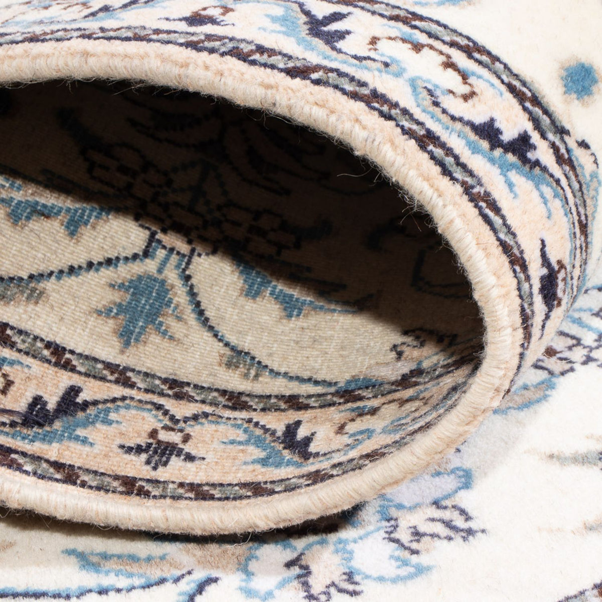 Tappeto Persero - Nain - 140 x 90 cm - argento