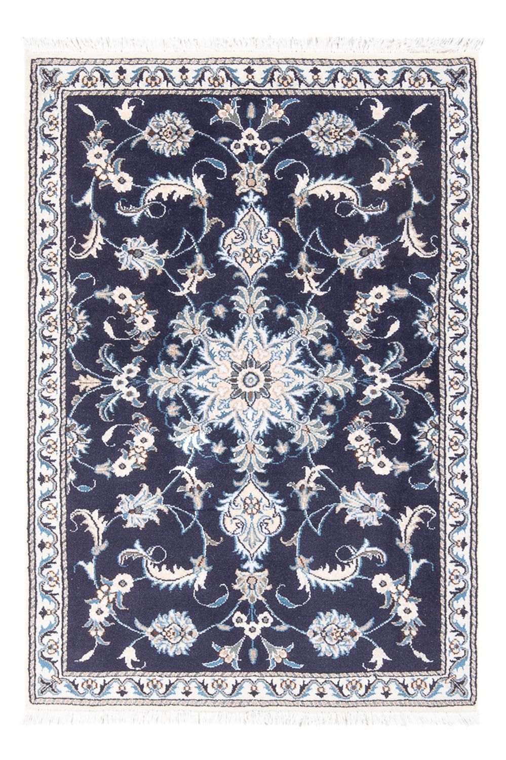 Tappeto Persero - Nain - 140 x 90 cm - blu scuro