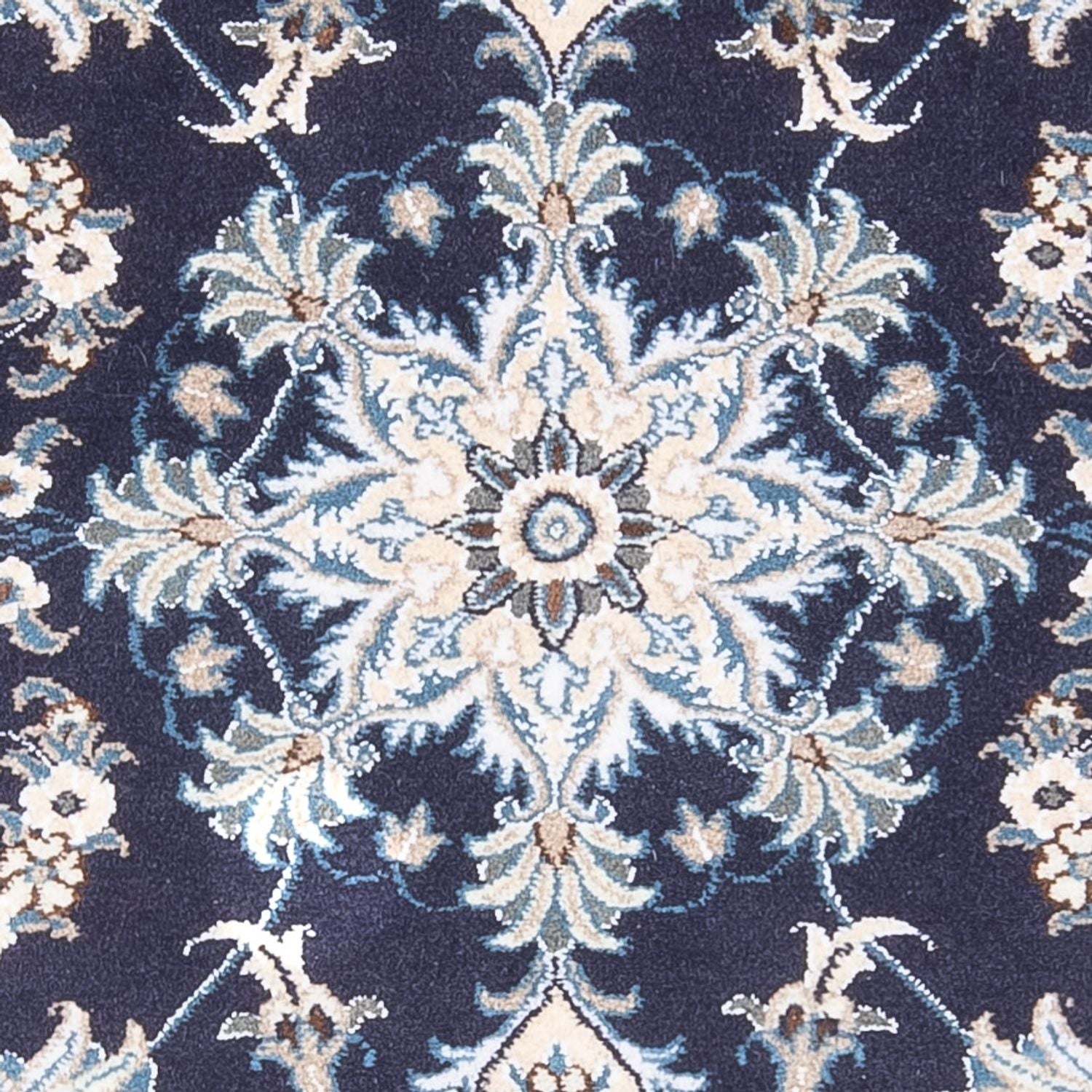 Tappeto Persero - Nain - 140 x 90 cm - blu scuro