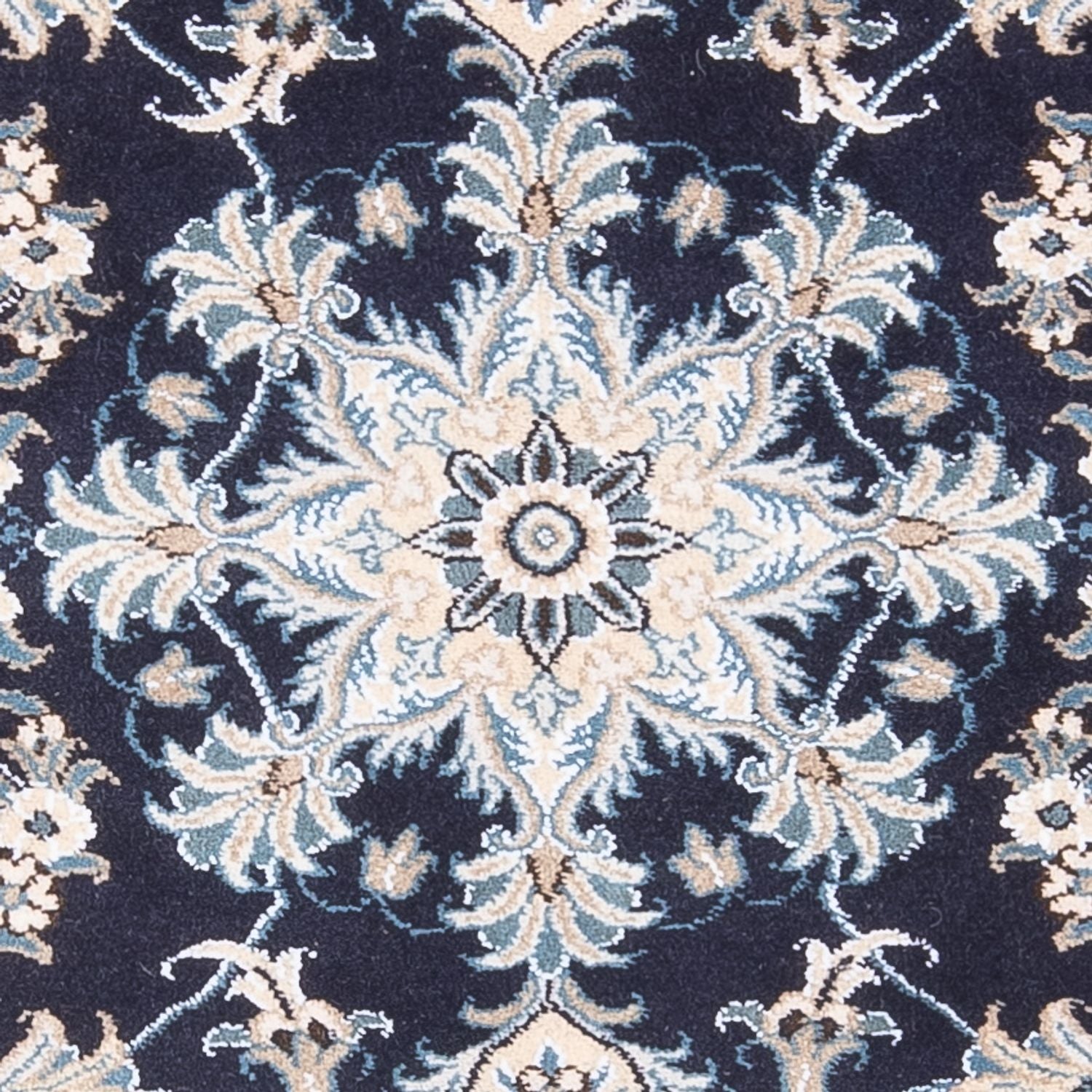 Tappeto Persero - Nain - 140 x 90 cm - blu scuro