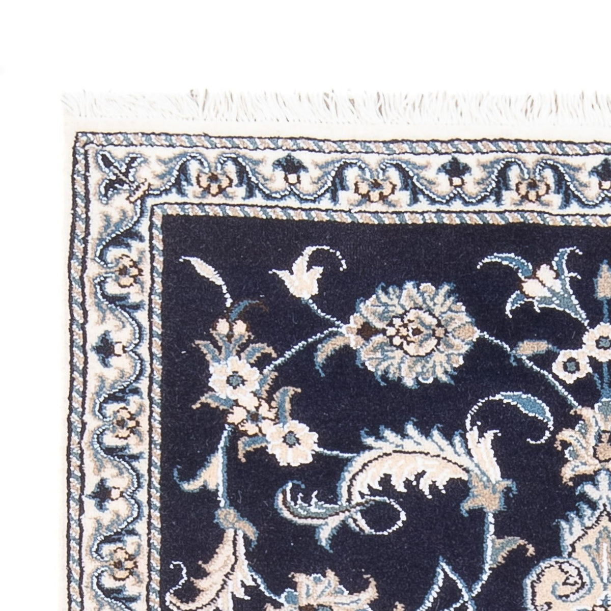 Tappeto Persero - Nain - 140 x 90 cm - blu scuro