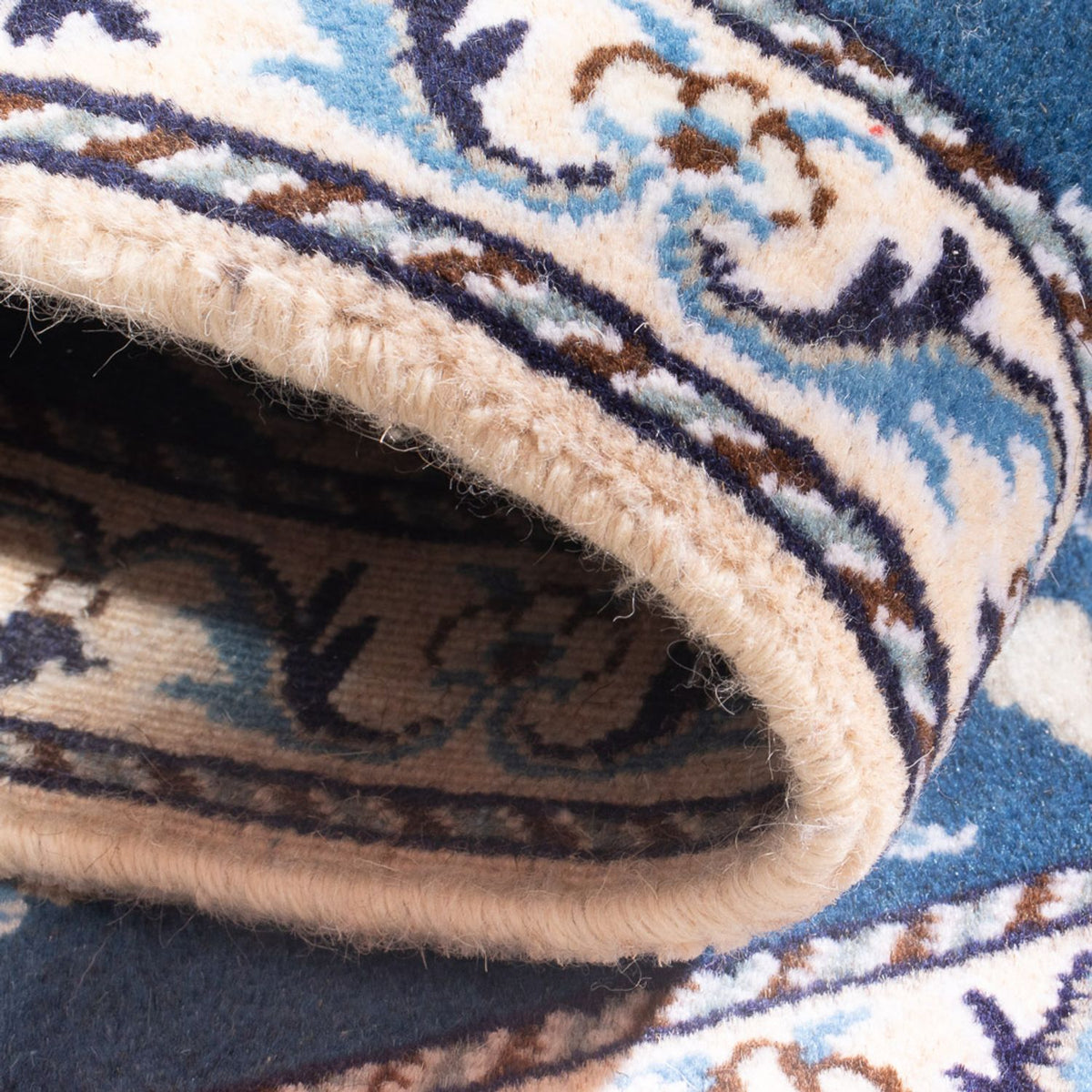 Tappeto Persero - Nain - 140 x 90 cm - blu