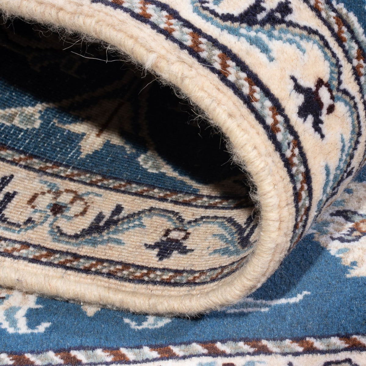 Tappeto Persero - Nain - 140 x 90 cm - blu