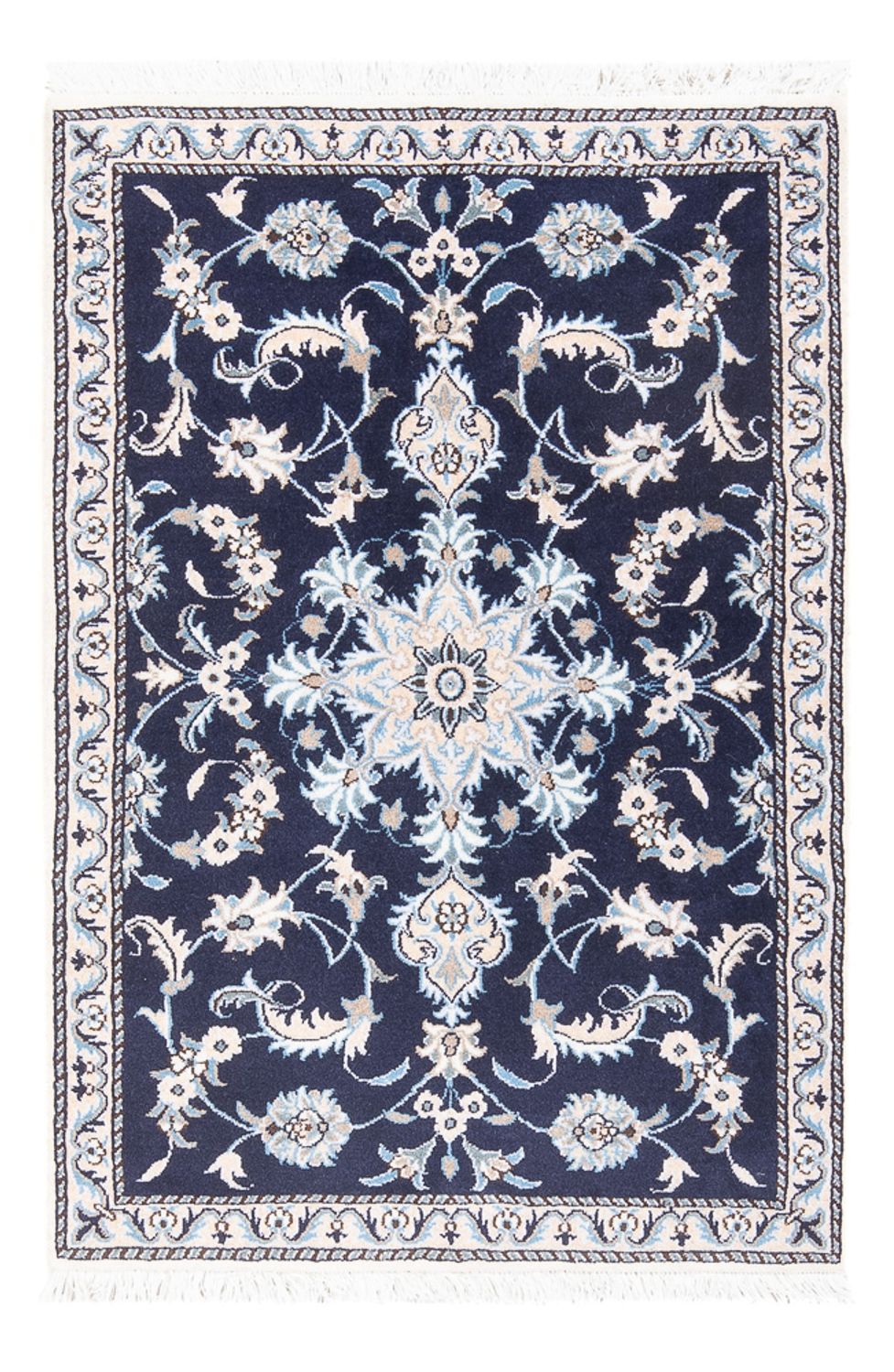 Tappeto Persero - Nain - 140 x 90 cm - blu scuro
