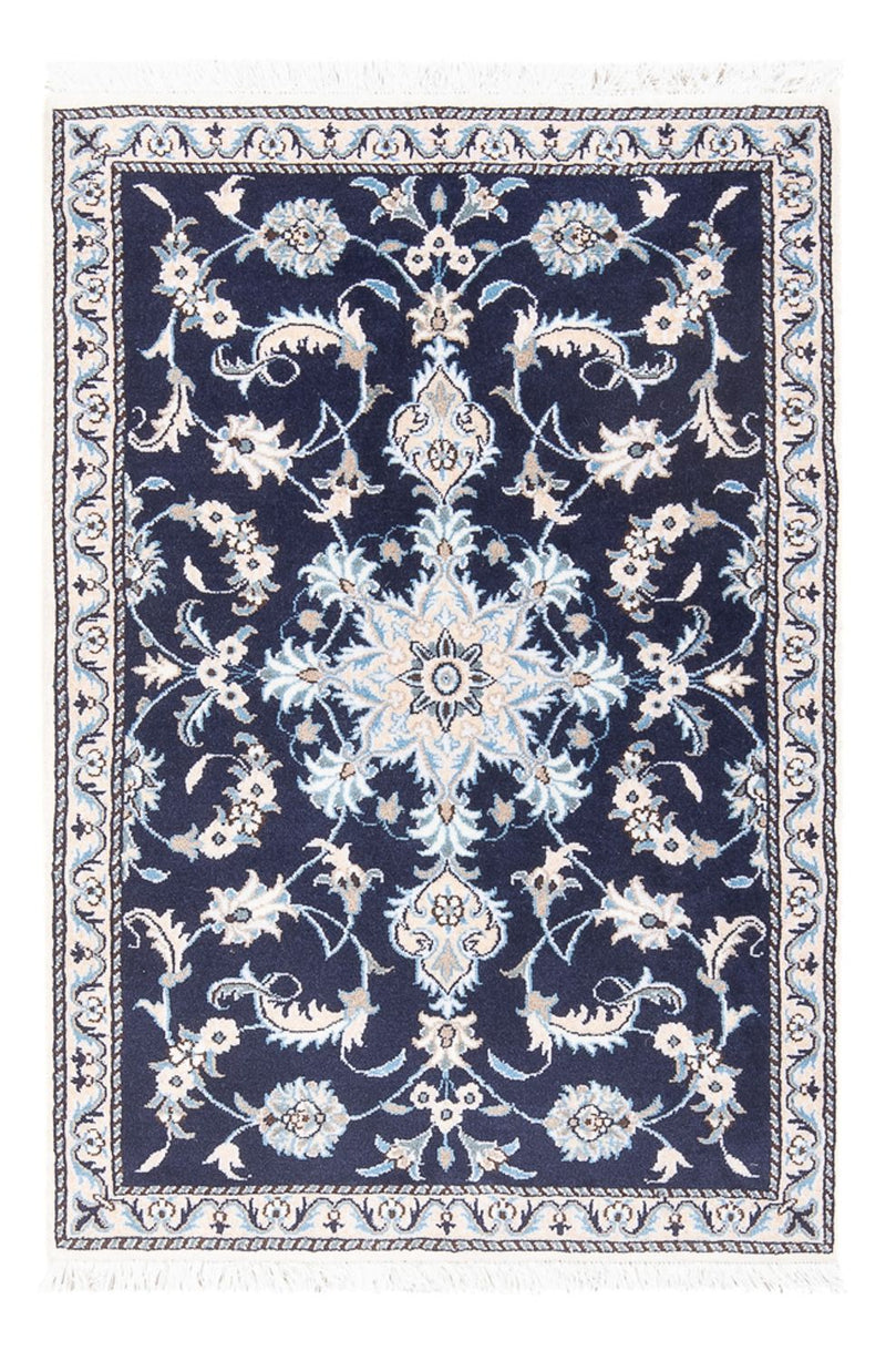 Tappeto Persero - Nain - 140 x 90 cm - blu scuro