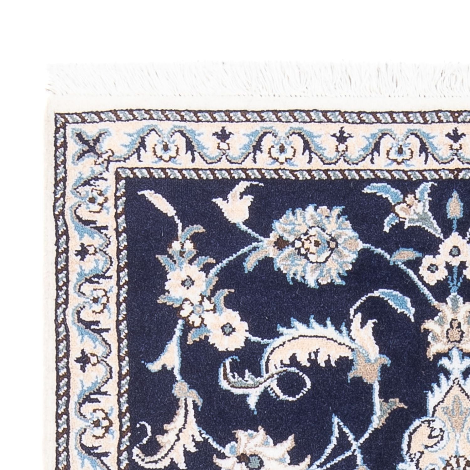 Tappeto Persero - Nain - 140 x 90 cm - blu scuro