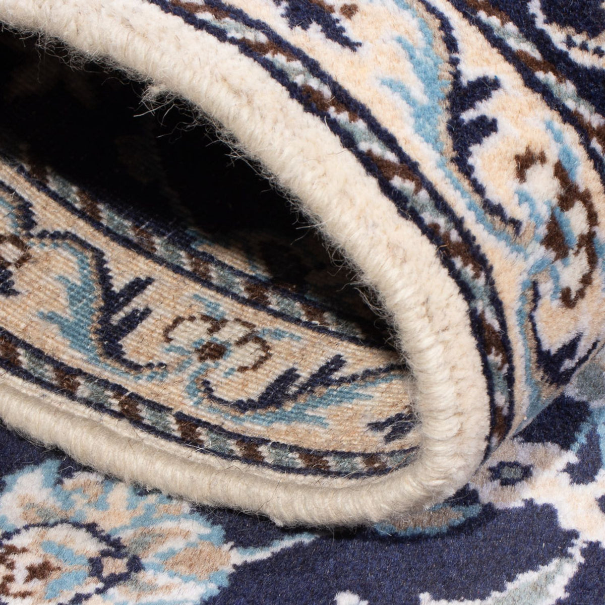 Tappeto Persero - Nain - 140 x 90 cm - blu scuro