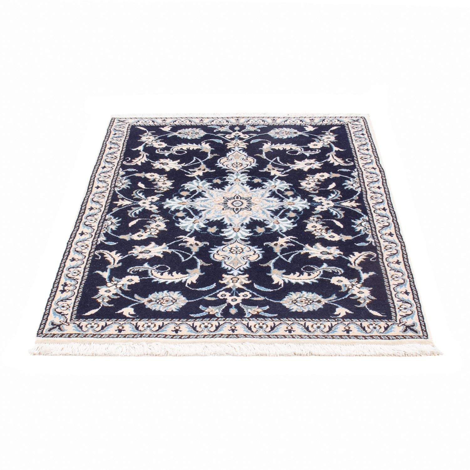 Tappeto Persero - Nain - 140 x 90 cm - blu scuro
