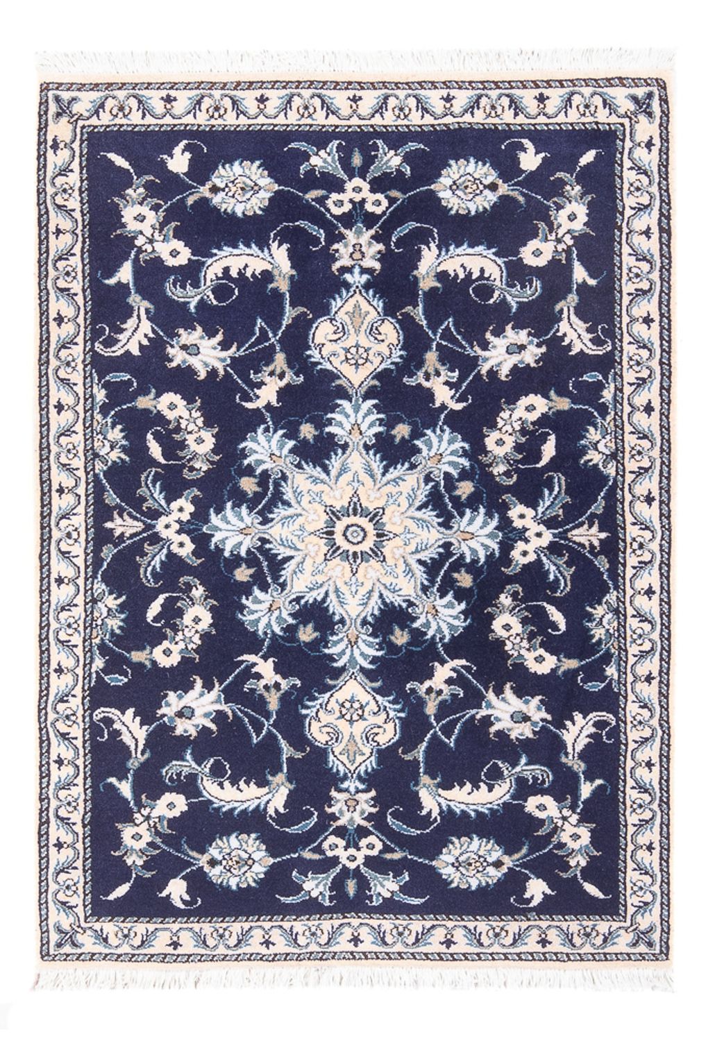 Tappeto Persero - Nain - 140 x 90 cm - blu scuro