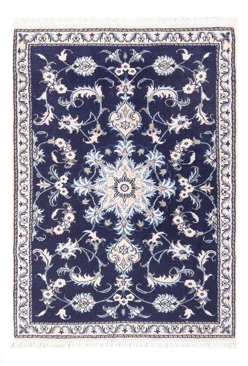 Tappeto Persero - Nain - 140 x 90 cm - blu scuro