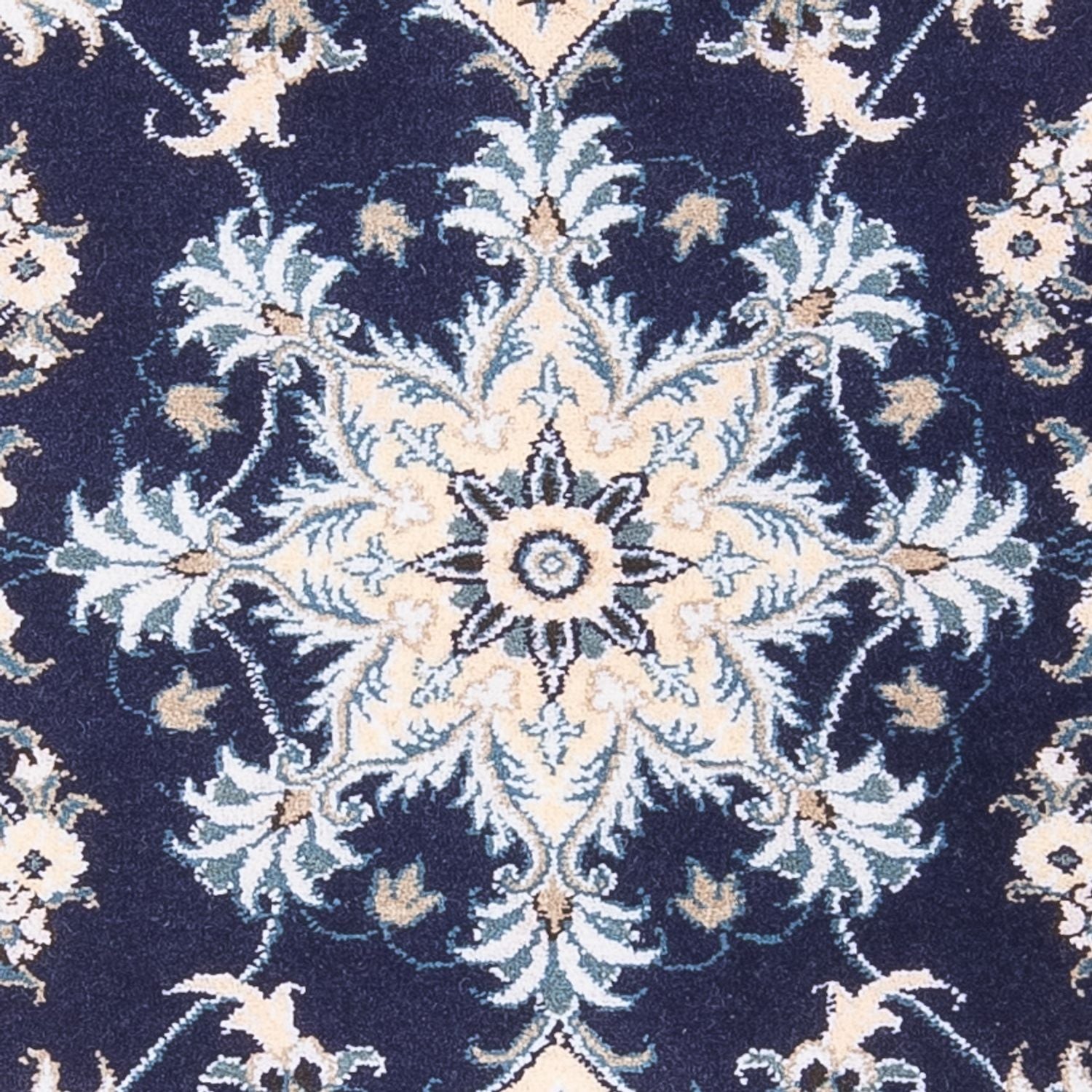 Tappeto Persero - Nain - 140 x 90 cm - blu scuro