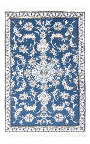 Tappeto Persero - Nain - 140 x 90 cm - blu