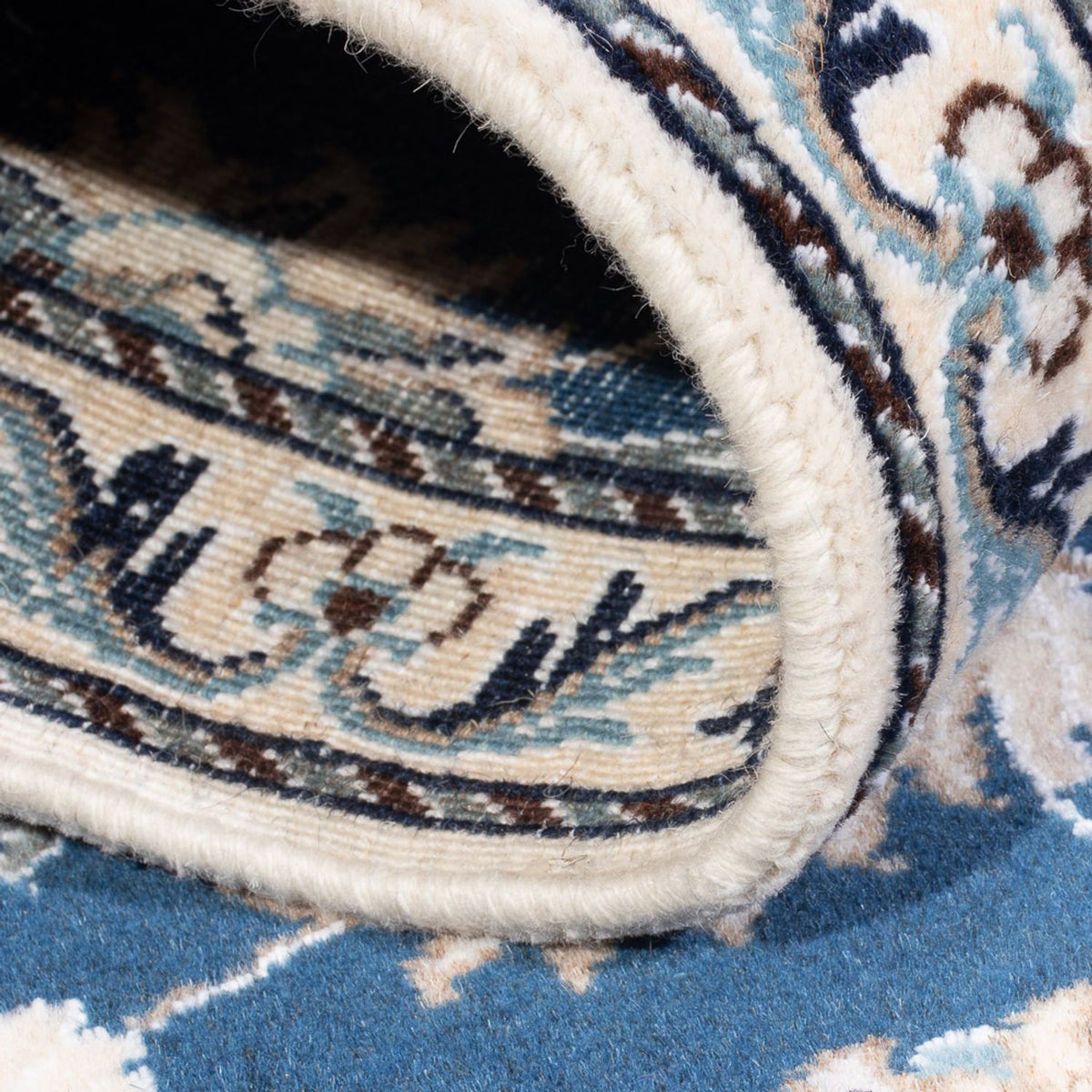 Tappeto Persero - Nain - 140 x 90 cm - blu