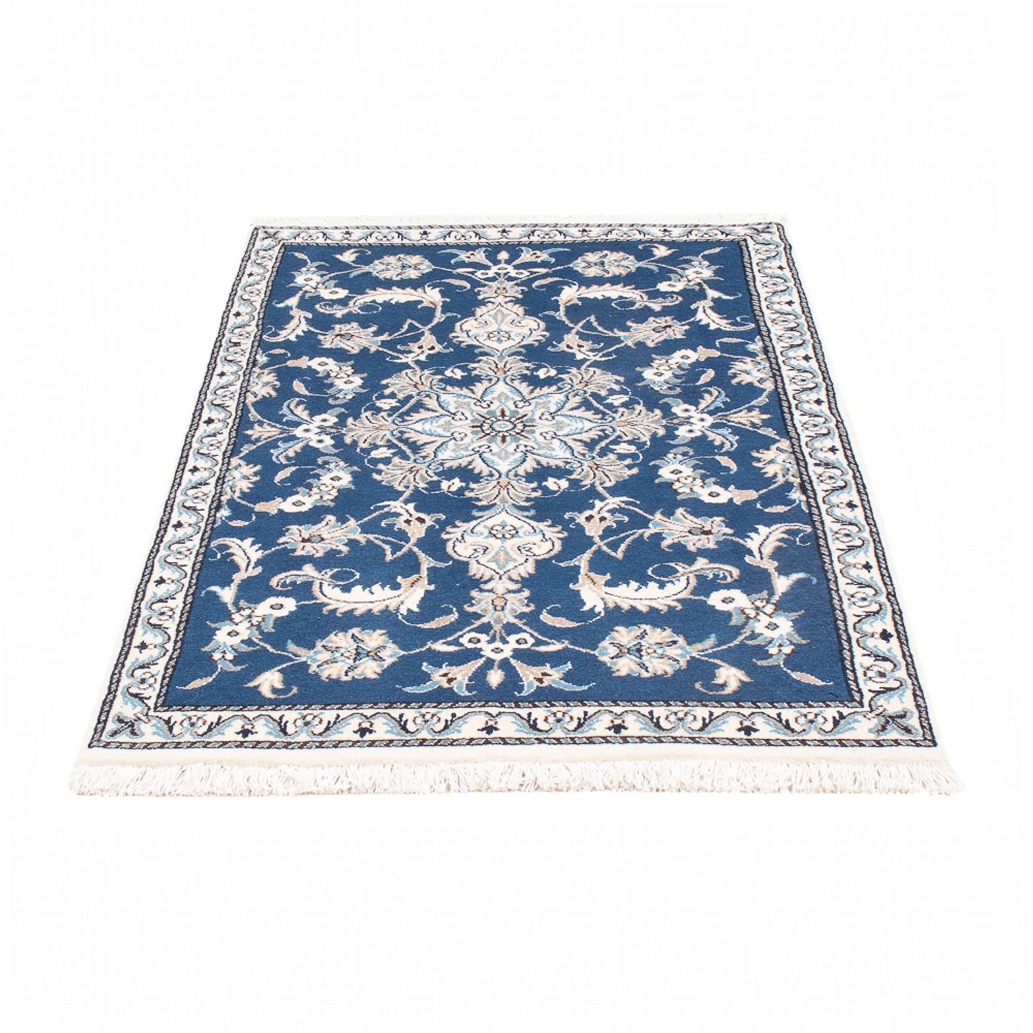 Tappeto Persero - Nain - 140 x 90 cm - blu
