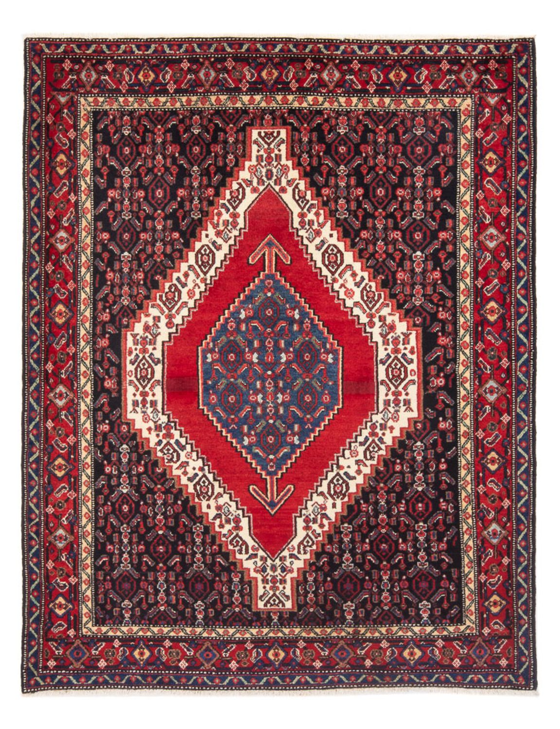 Tappeto Persero - Classico - 193 x 143 cm - blu scuro