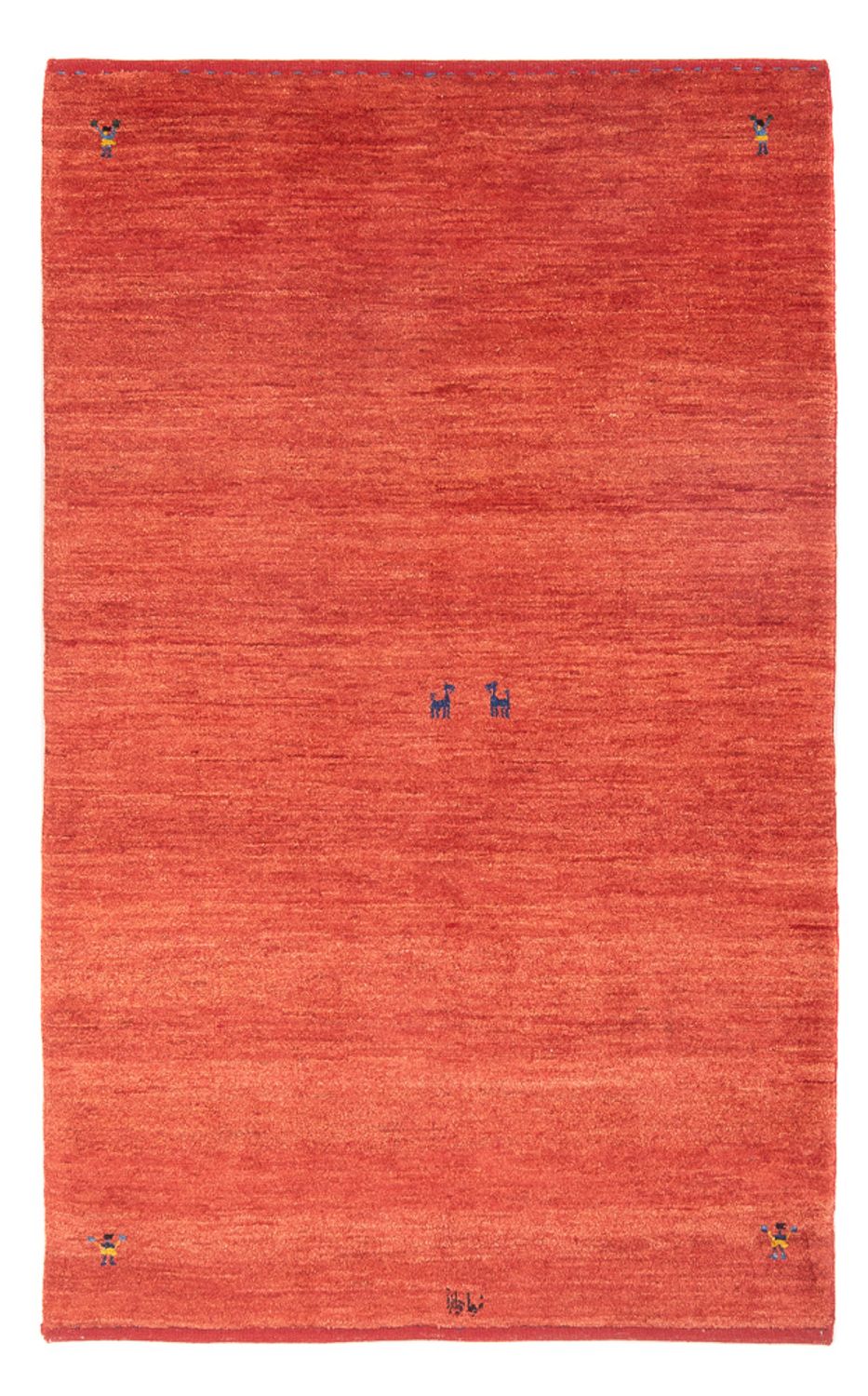 Tappeto Gabbeh - Persero - 178 x 118 cm - rosso