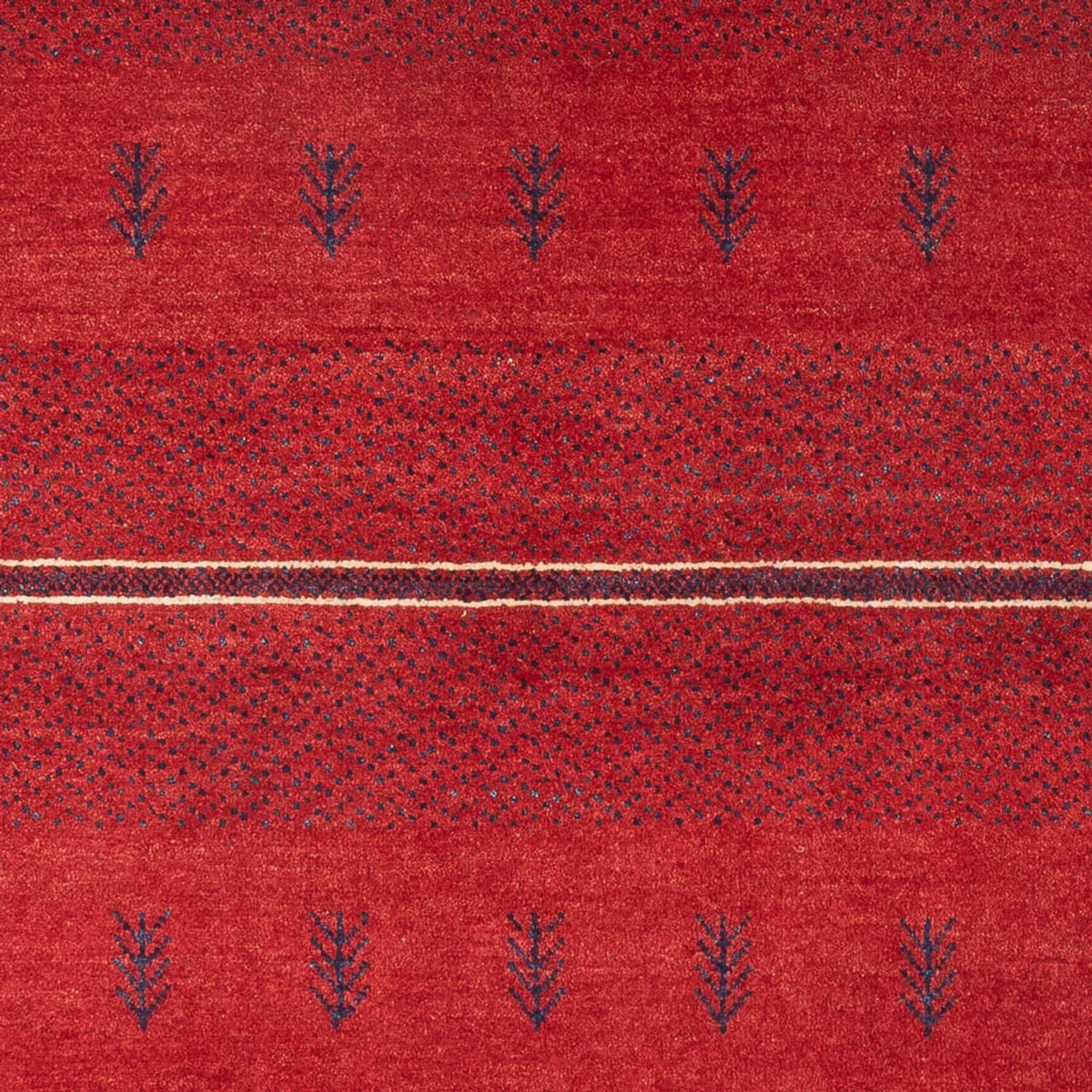Tappeto Gabbeh - Persero - 185 x 125 cm - rosso