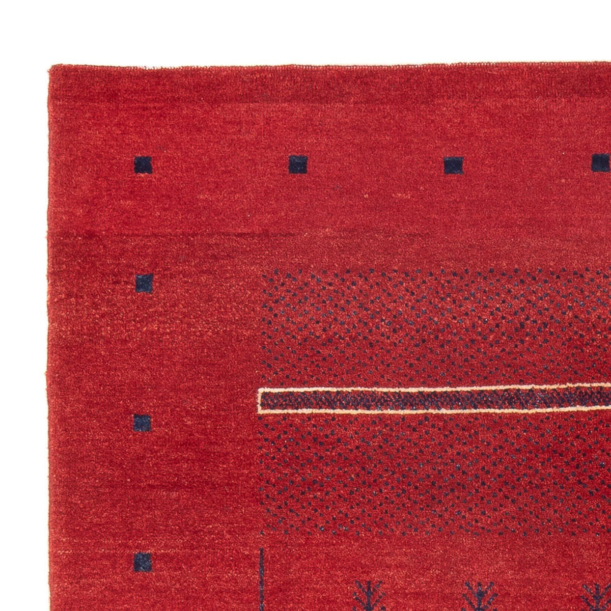 Tappeto Gabbeh - Persero - 185 x 125 cm - rosso