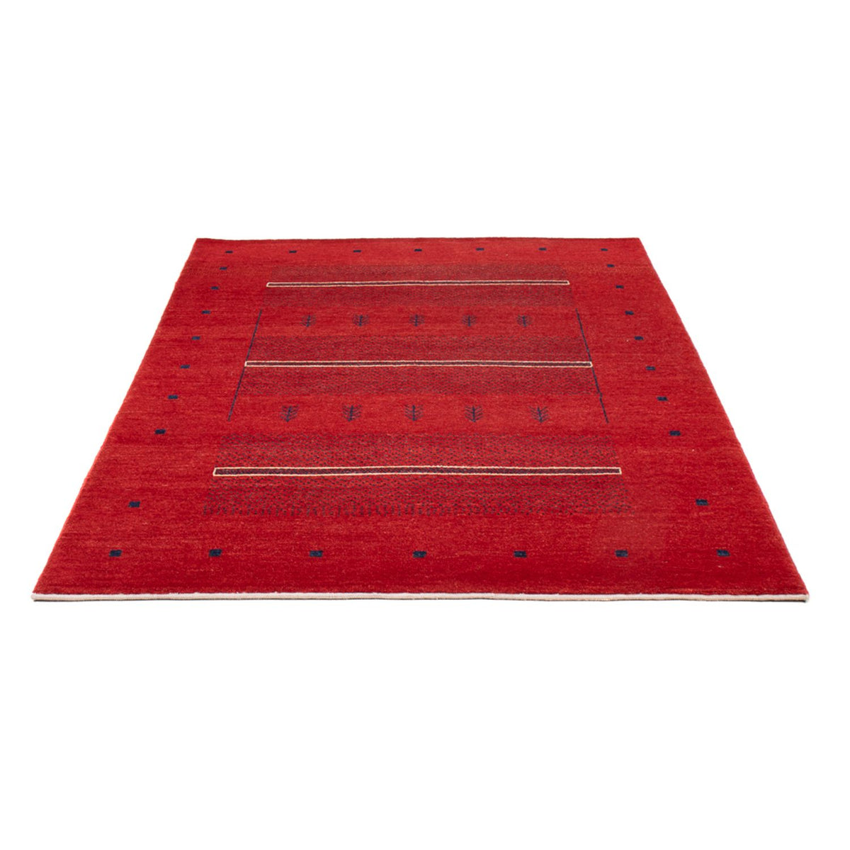 Tappeto Gabbeh - Persero - 185 x 125 cm - rosso