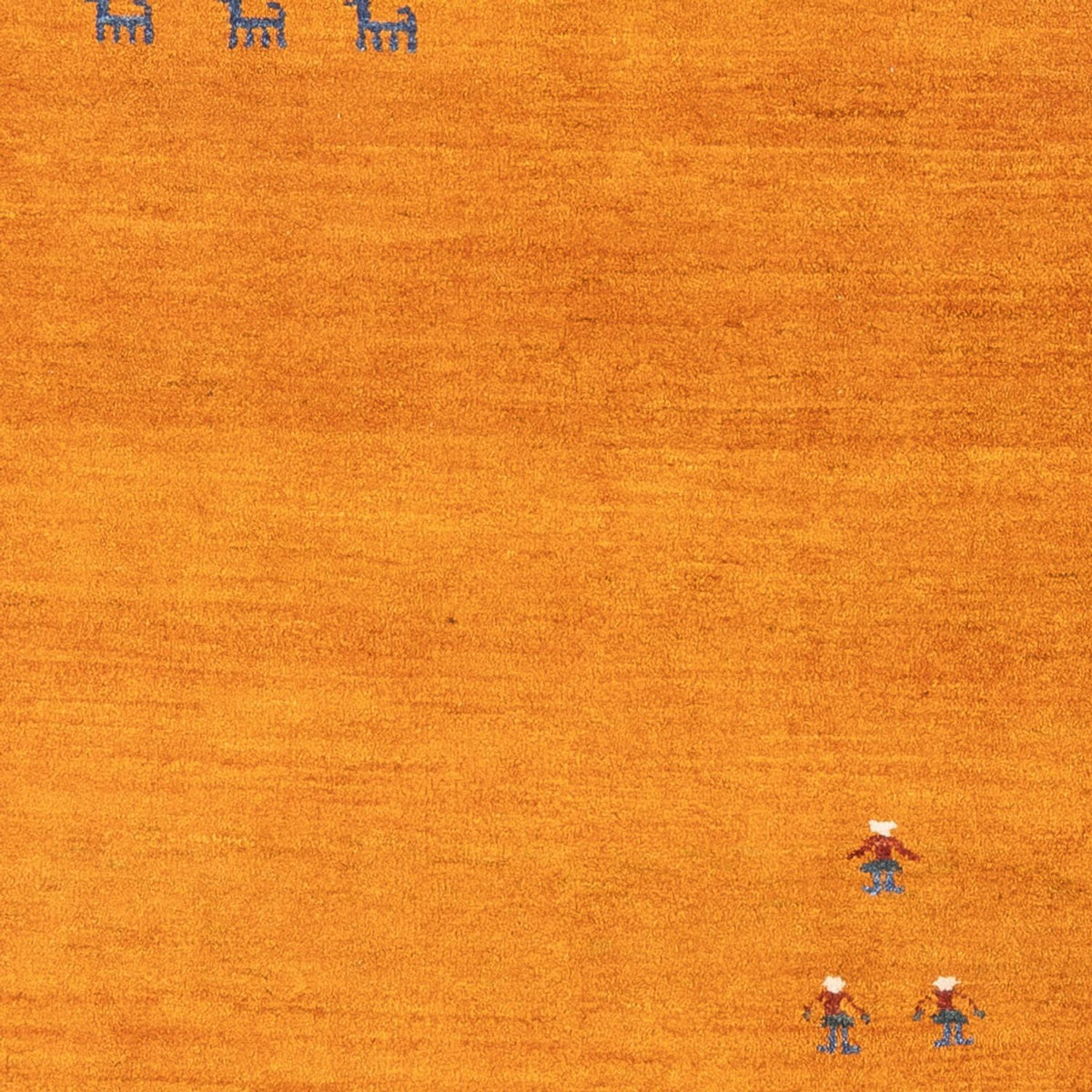 Tappeto Gabbeh - Persero - 176 x 115 cm - arancione