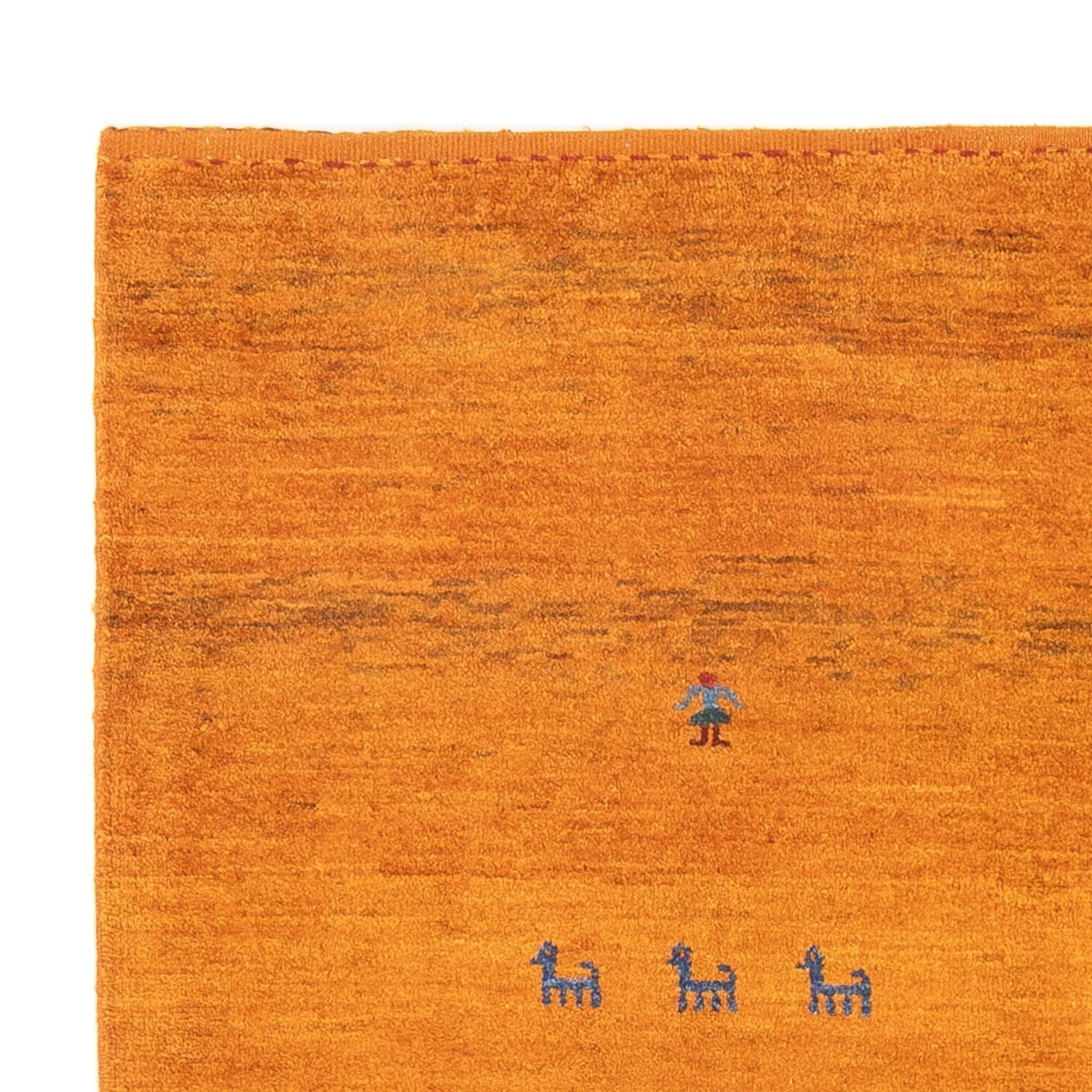 Tappeto Gabbeh - Persero - 176 x 115 cm - arancione