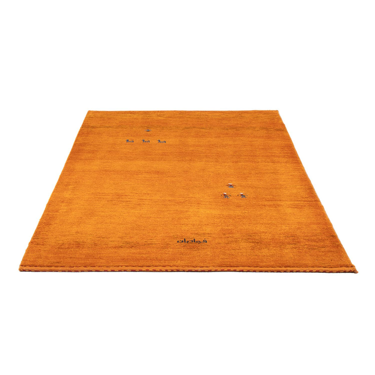 Tappeto Gabbeh - Persero - 176 x 115 cm - arancione