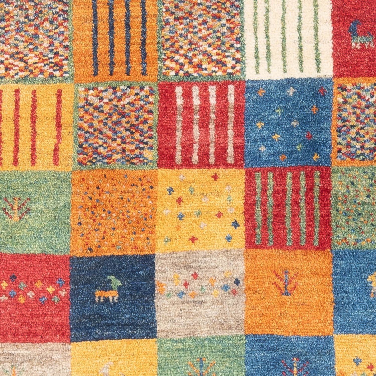 Tappeto Gabbeh - Persero - 146 x 101 cm - multicolore