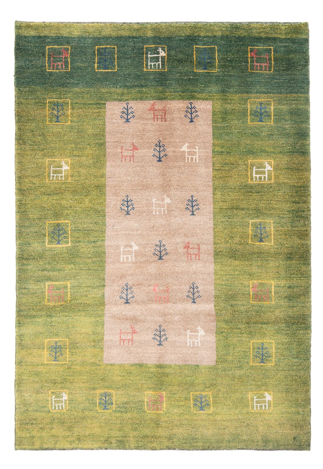 Tappeto Gabbeh - Persero - 190 x 119 cm - multicolore