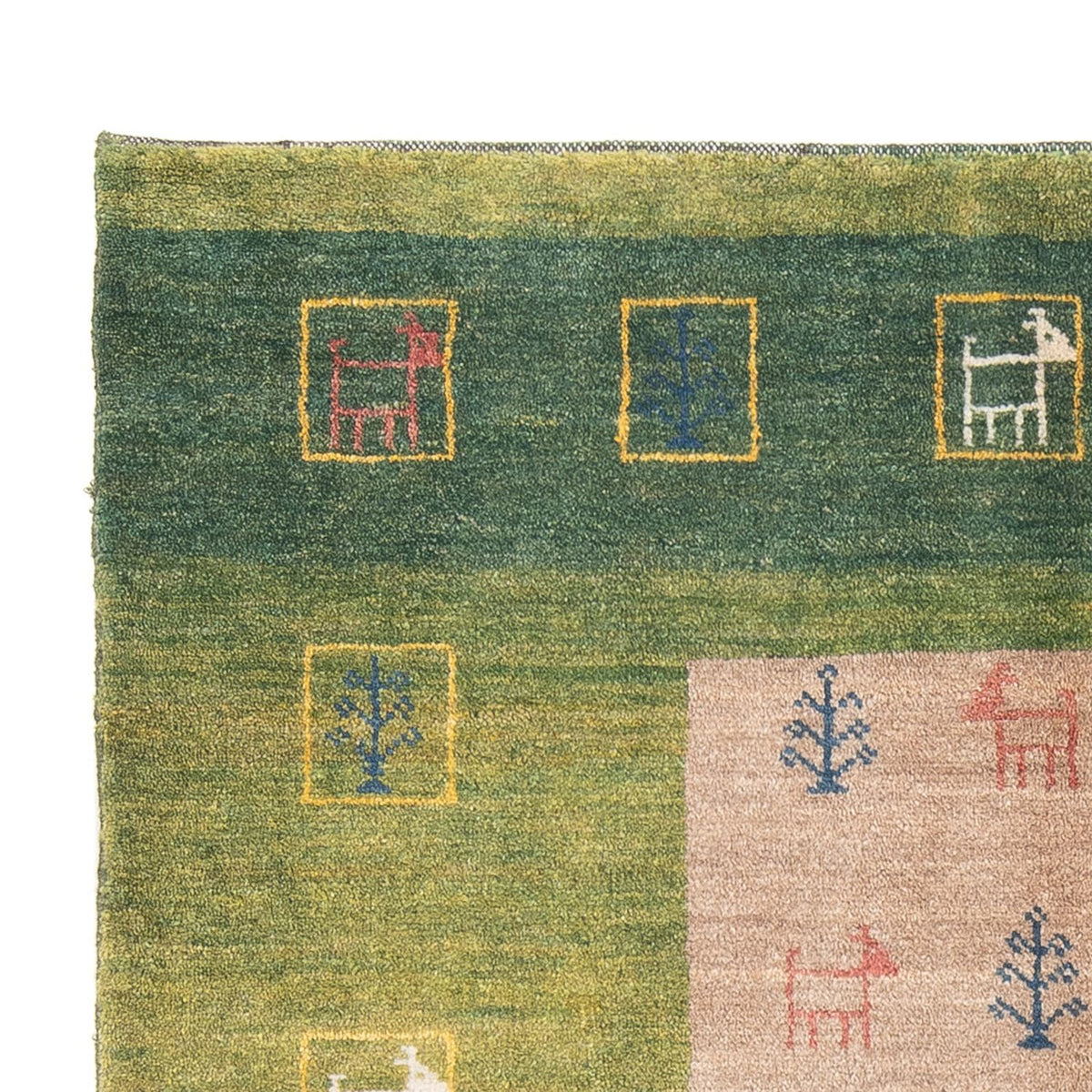 Tappeto Gabbeh - Persero - 190 x 119 cm - multicolore