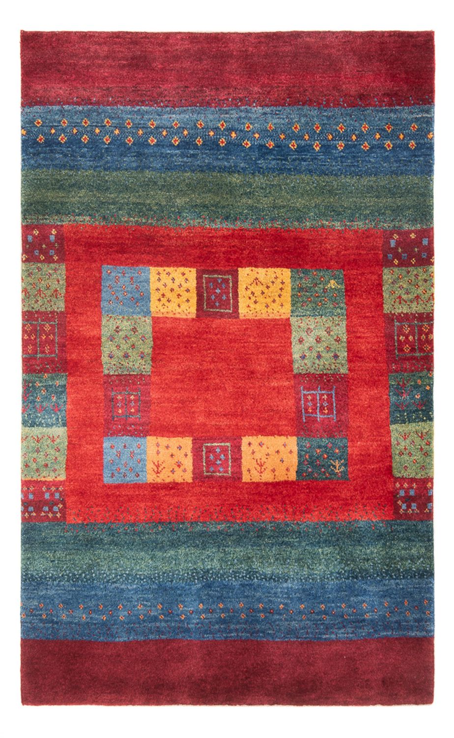 Tappeto Gabbeh - Persero - 182 x 117 cm - multicolore