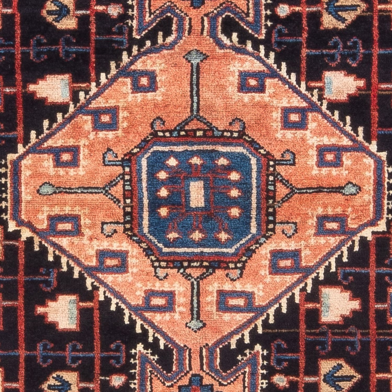 Tappeto Persero - Nomade - 165 x 111 cm - blu scuro