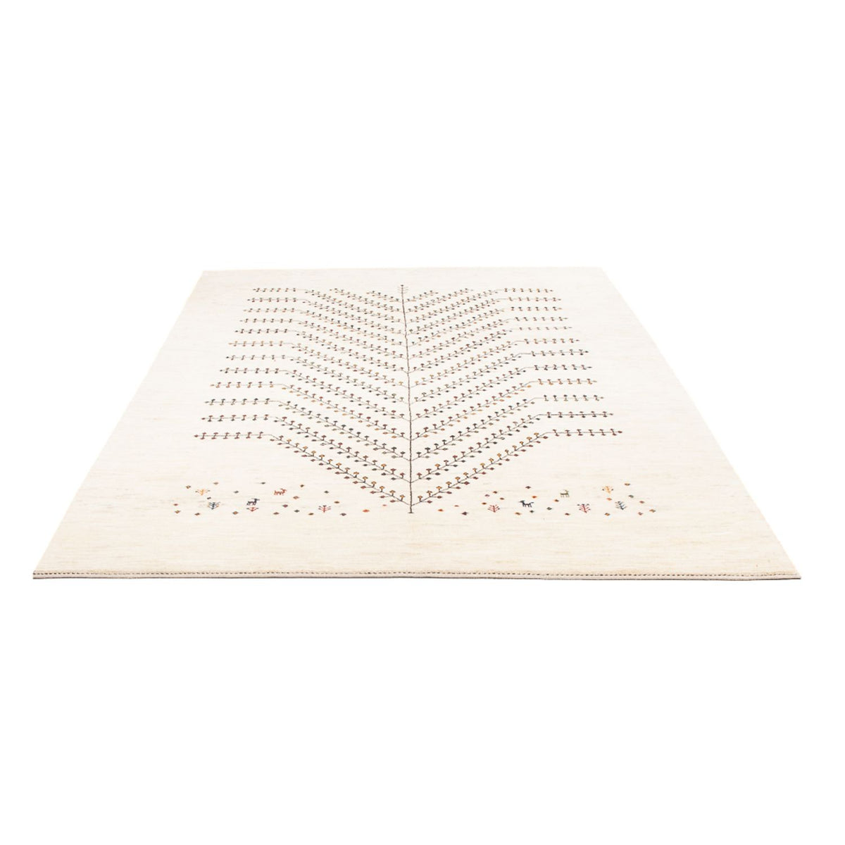 Tappeto Gabbeh - Loribaft Persero - 233 x 166 cm - bianco