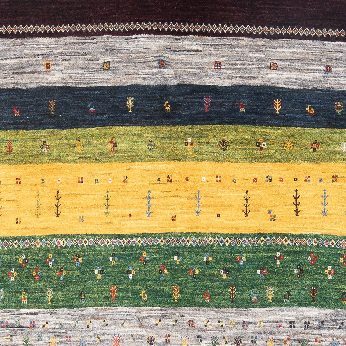 Tappeto Gabbeh - Loribaft Persero - 260 x 178 cm - multicolore