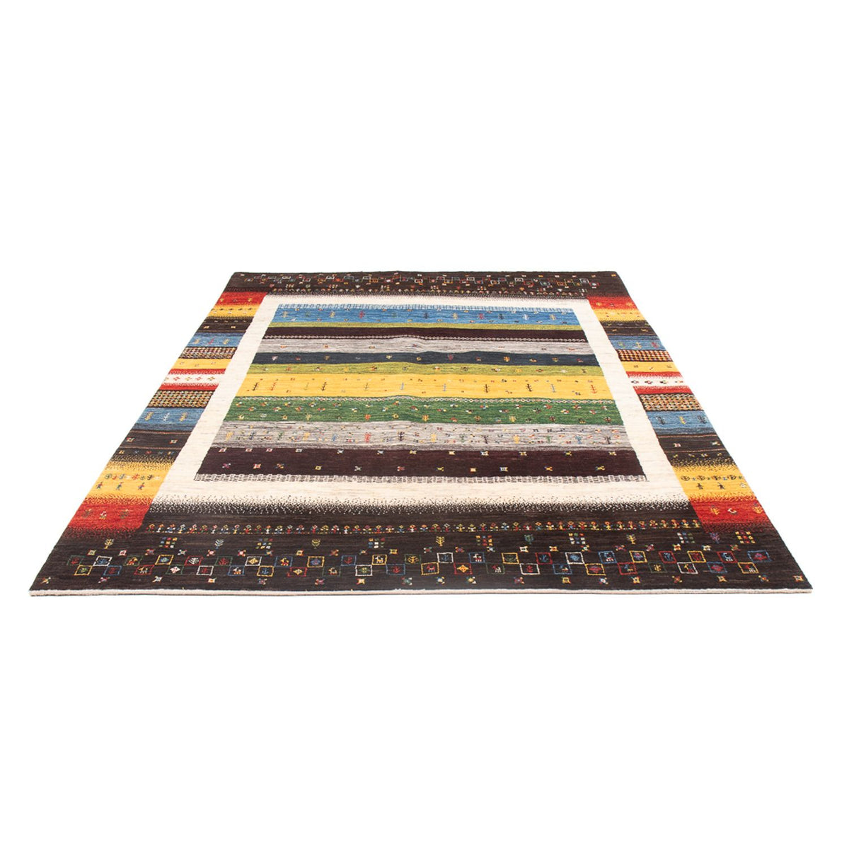 Tappeto Gabbeh - Loribaft Persero - 260 x 178 cm - multicolore